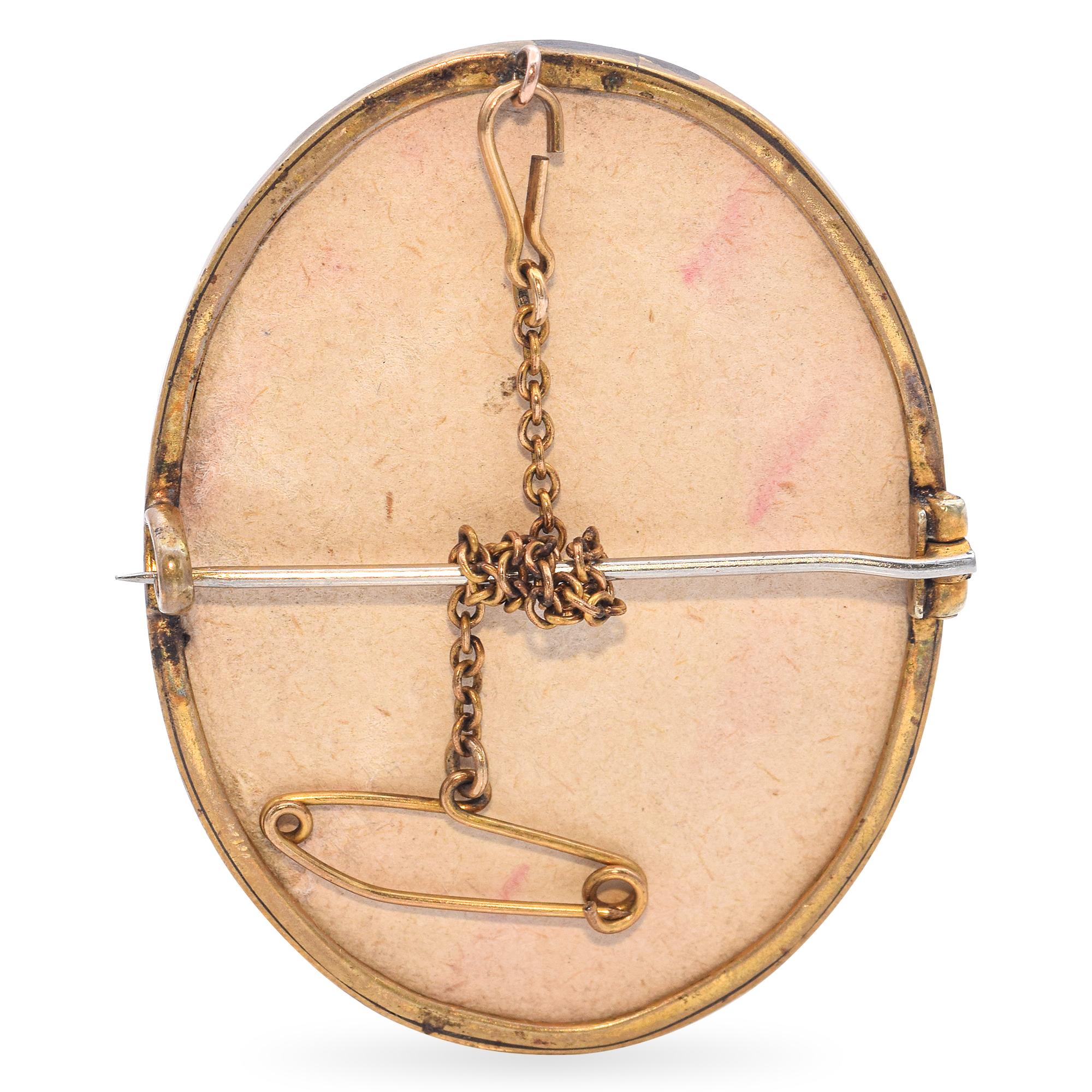 Vintage "Prince Albert" Hardstone Cameo Brooch