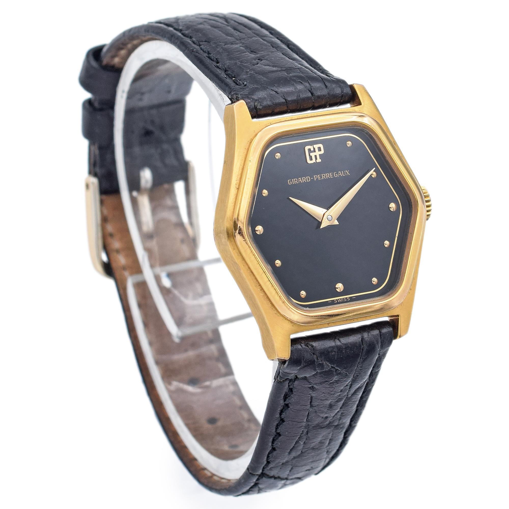 Vintage Girard Perregaux Yellow Gold Plated Hand Wind Womens Watch