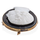 Vintage "Prince Albert" Hardstone Cameo Brooch
