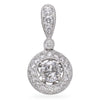 18k White Gold 0.91tcw Diamond Pendant