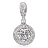 18k White Gold 0.91tcw Diamond Pendant