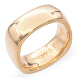 Tiffany & Co. 18K Gold 2003 Square Cushion Ring