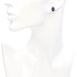 14k Yellow Gold 3.07tcw Sapphire and Diamond Drop Earrings