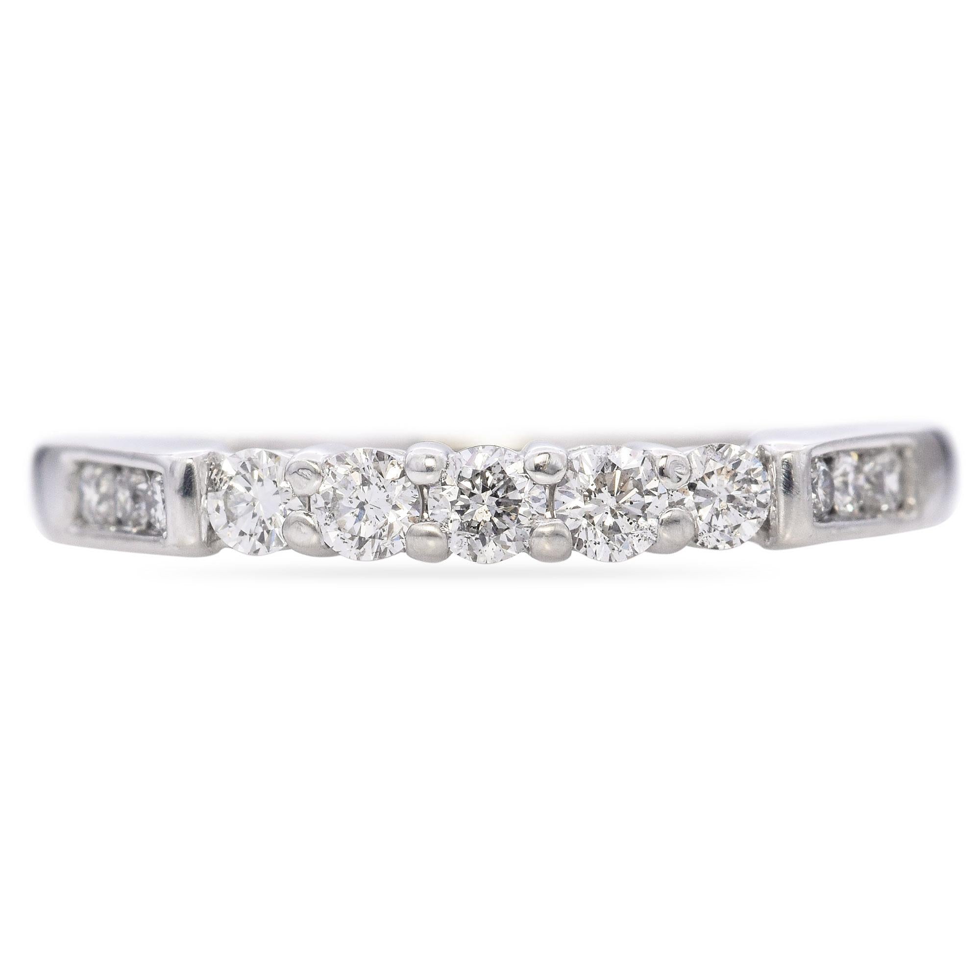 Vintage 14k White Gold Diamond Ring – Blue Ribbon Rarities