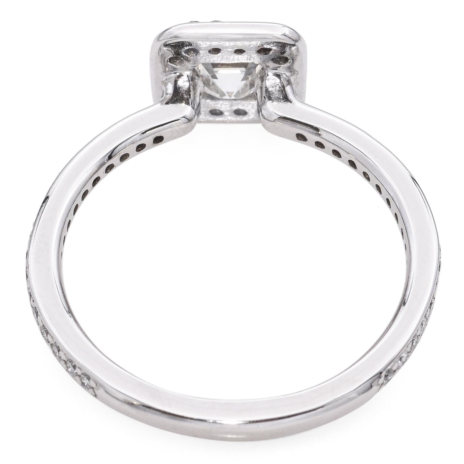 Vintage Platinum Ritani Design 1.00tcw Diamond Ring