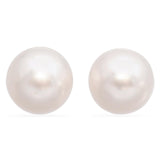 Vintage 14k White Gold Pearl Stud Earrings