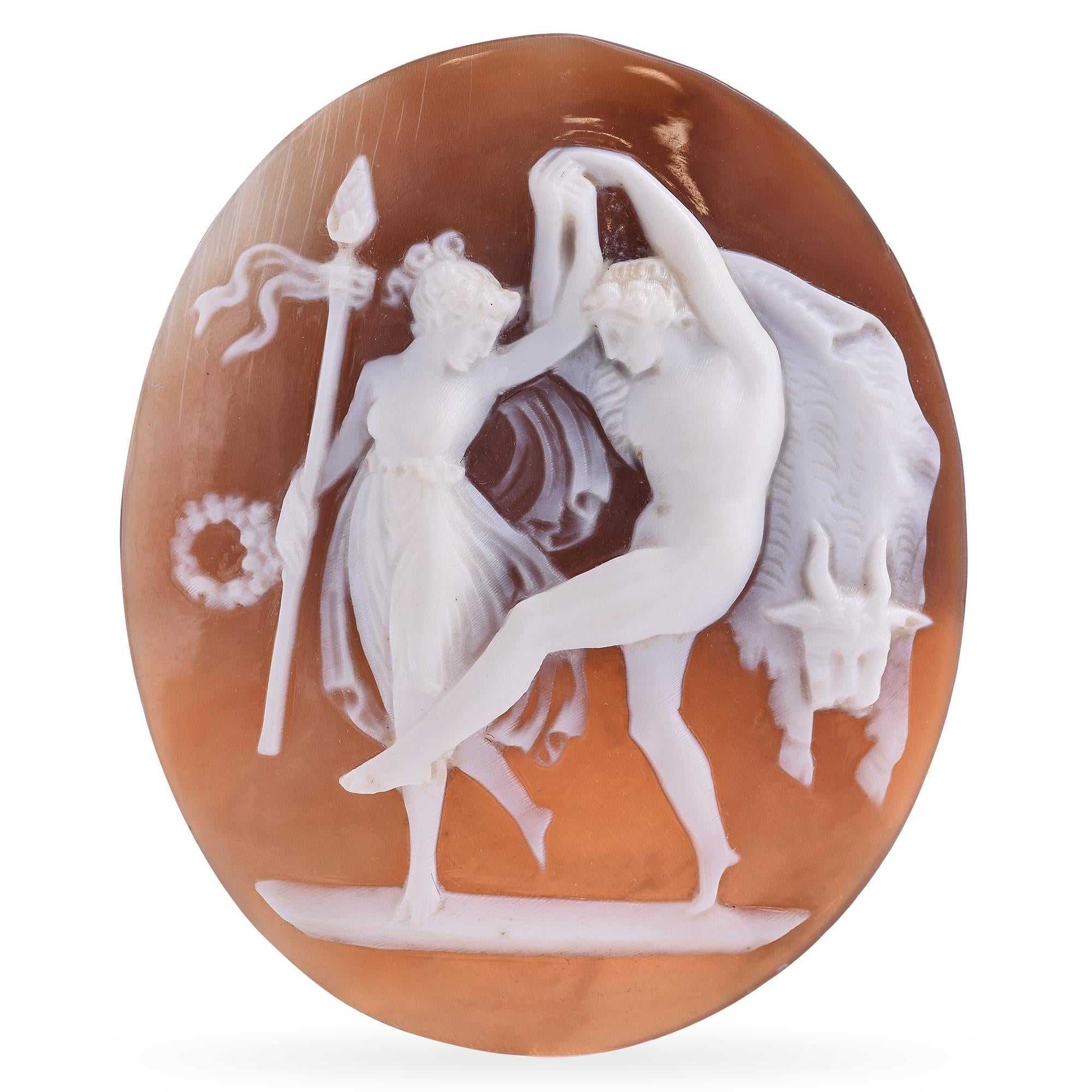 Antique "Europa Dancing with Zeus" Loose Cameo