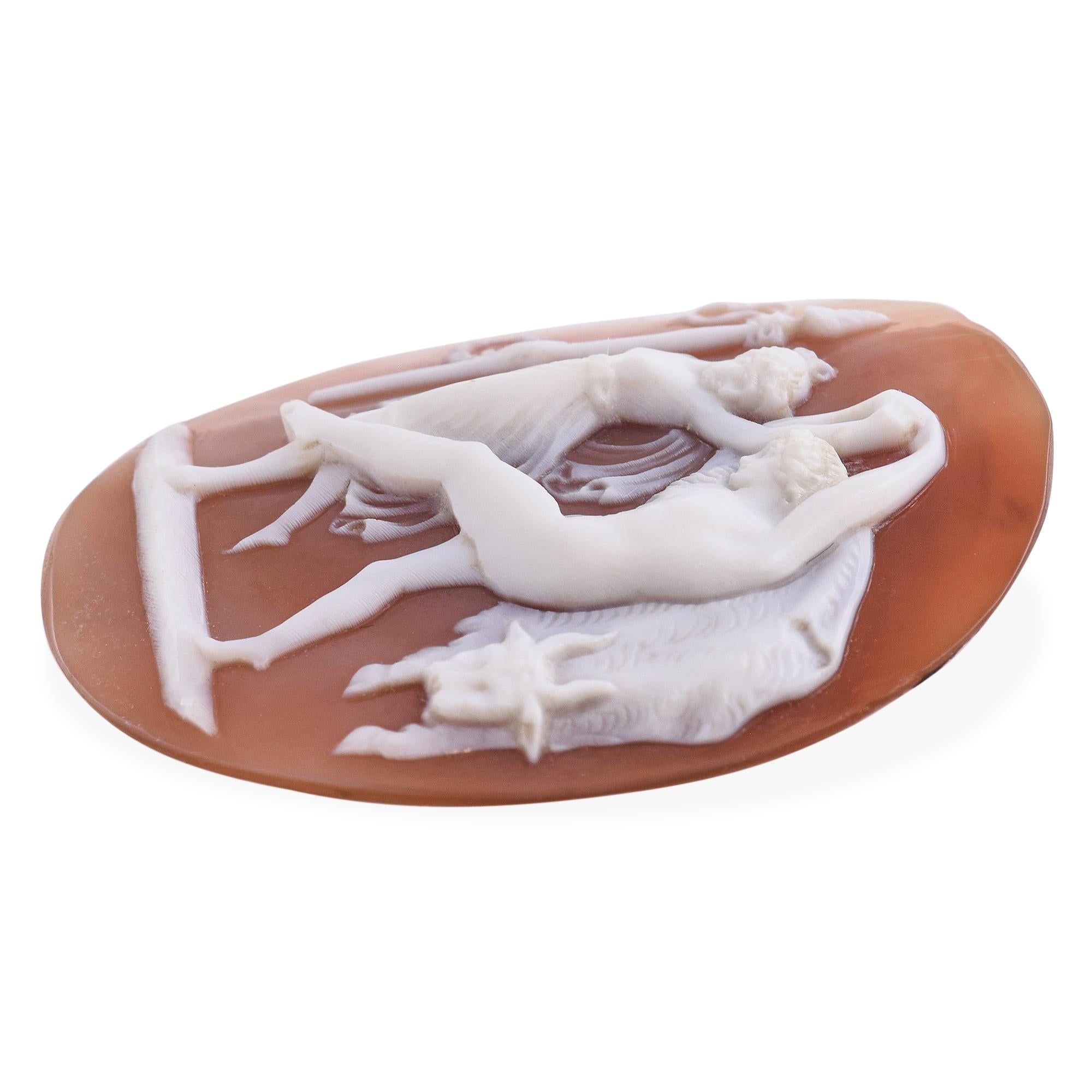 Antique "Europa Dancing with Zeus" Loose Cameo