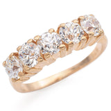 Vintage 14K Yellow Gold 1.45tcw Old European Cut Diamond Wedding Band Ring