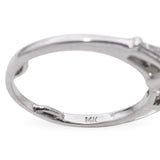 Vintage 2.2ct Round Brilliant Diamond White Gold Engagement Ring