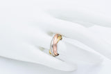 Les Must de Cartier Trinity 18k Tri-Color Gold Band Ring