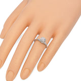 Vintage 2.2ct Round Brilliant Diamond White Gold Engagement Ring