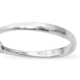 Vintage 18k White Gold Sapphire and Diamond Ring