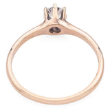 Vintage 14k Yellow Gold 0.27ct Old European Diamond Engagement Ring