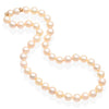 Vintage 18K Yellow Gold Pearl and Diamond Rondelle Bead Necklace