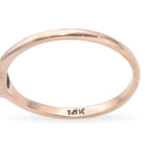 Vintage 14k Yellow Gold 0.27ct Old European Diamond Engagement Ring