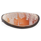 Antique "The Trial of Jesus" Cameo Brooch Pendant