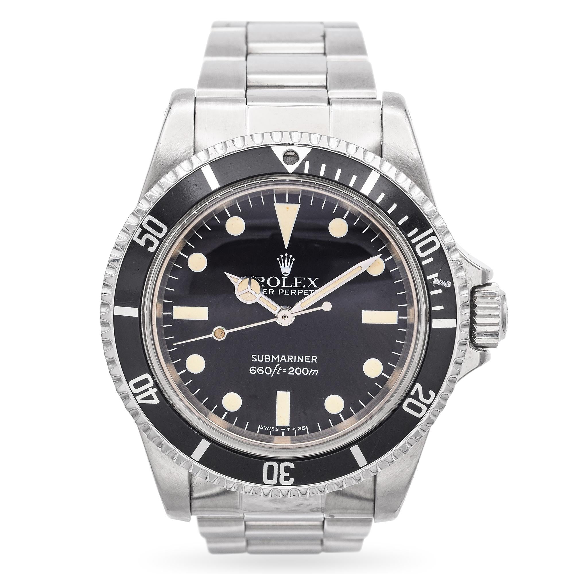 Vintage 1982 Rolex Submariner 5513 Men's Watch