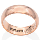 Antique 17K Rose Gold Cigar Band