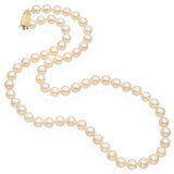 Vintage Mikimoto Blue Lagoon 14K Yellow Gold Pearl Necklace