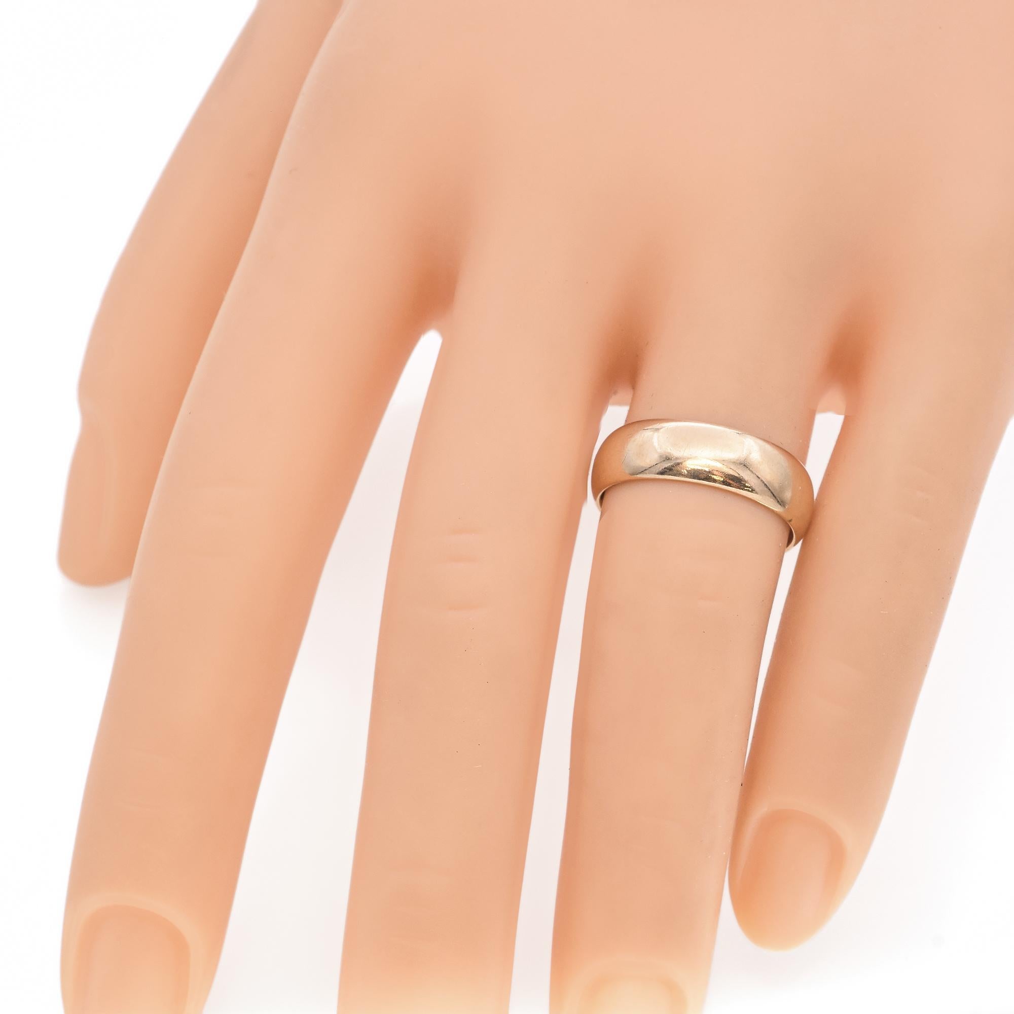 Antique 17K Rose Gold Cigar Band
