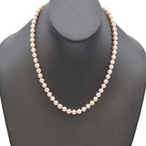 Vintage Mikimoto Blue Lagoon 14K Yellow Gold Pearl Necklace