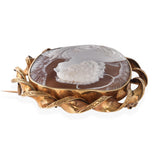 Antique 12k Yellow Gold "Archangel Gabriel" Cameo Brooch