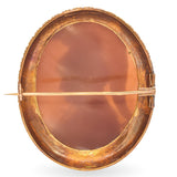 Antique 21k Gold "Athena Parthenos" Cameo Brooch