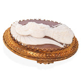 Antique 21k Gold "Athena Parthenos" Cameo Brooch