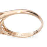 Vintage 14k Yellow Gold 1.75ct Tanzanite and 0.33tcw Diamond Halo Ring