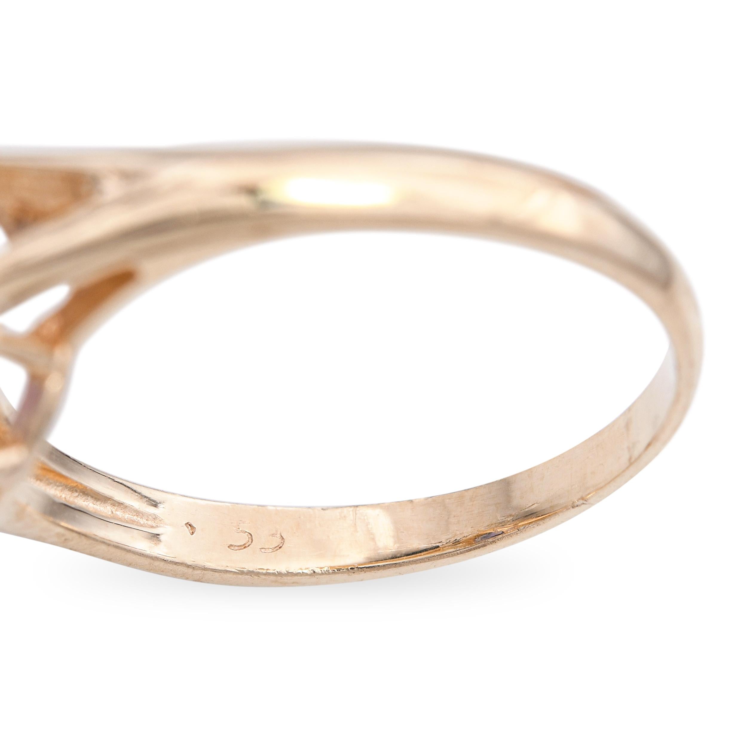 Vintage 14k Yellow Gold 1.75ct Tanzanite and 0.33tcw Diamond Halo Ring