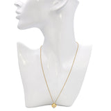 Roberto Coin 18k Two-Tone Gold Diamond Disc Pendant Necklace