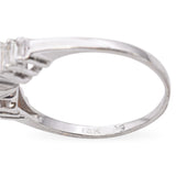14k White Gold and Diamond Semi Mount Engagement Ring