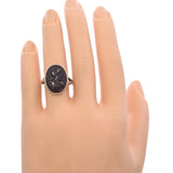 Antique Victorian Rose Gold Sard Intaglio Soldier Cameo Ring
