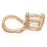 Yellow Gold .70ct Diamond Solitaire Pendant