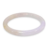 GIA Graded Type A Variegated Purple Jadeite Jade Bangle