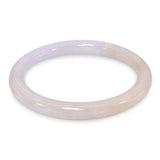 GIA Graded Type A Variegated Purple Jadeite Jade Bangle
