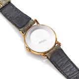 Vintage 1958 Snoopy Tennis Denim Dial Original Strap Work Hand Wind Watch