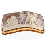 Vintage G Noto "Judgement of Paris (Picking Venus)" Yellow Gold Brooch