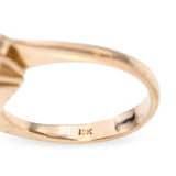 Vintage 18k Yellow Gold 1.42ct Colombian Emerald and Diamond Ring