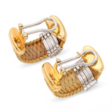 Roberto Coin 18k Yellow Gold and Diamond Primavera Collection Earrings
