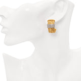Roberto Coin 18k Yellow Gold and Diamond Primavera Collection Earrings
