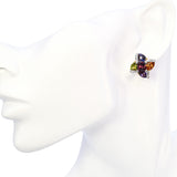 Bellari 18k Yellow Gold Multi-Gemstone and Diamond Earrings