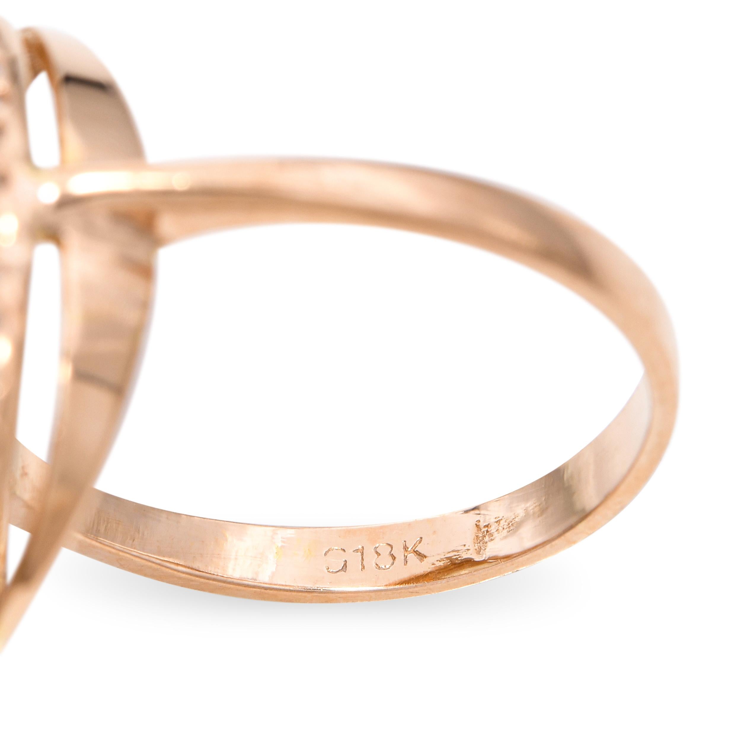 18k Yellow Gold Carved Jade Frog and Diamond Ring