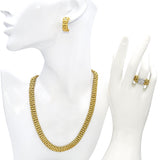 Roberto Coin 18k Yellow Gold and Diamond Jewelry Suite
