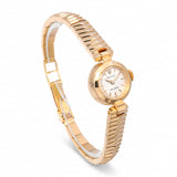 Vintage 18k Yellow Gold Rolex Precision Women's Cocktail Watch Ref. 9626