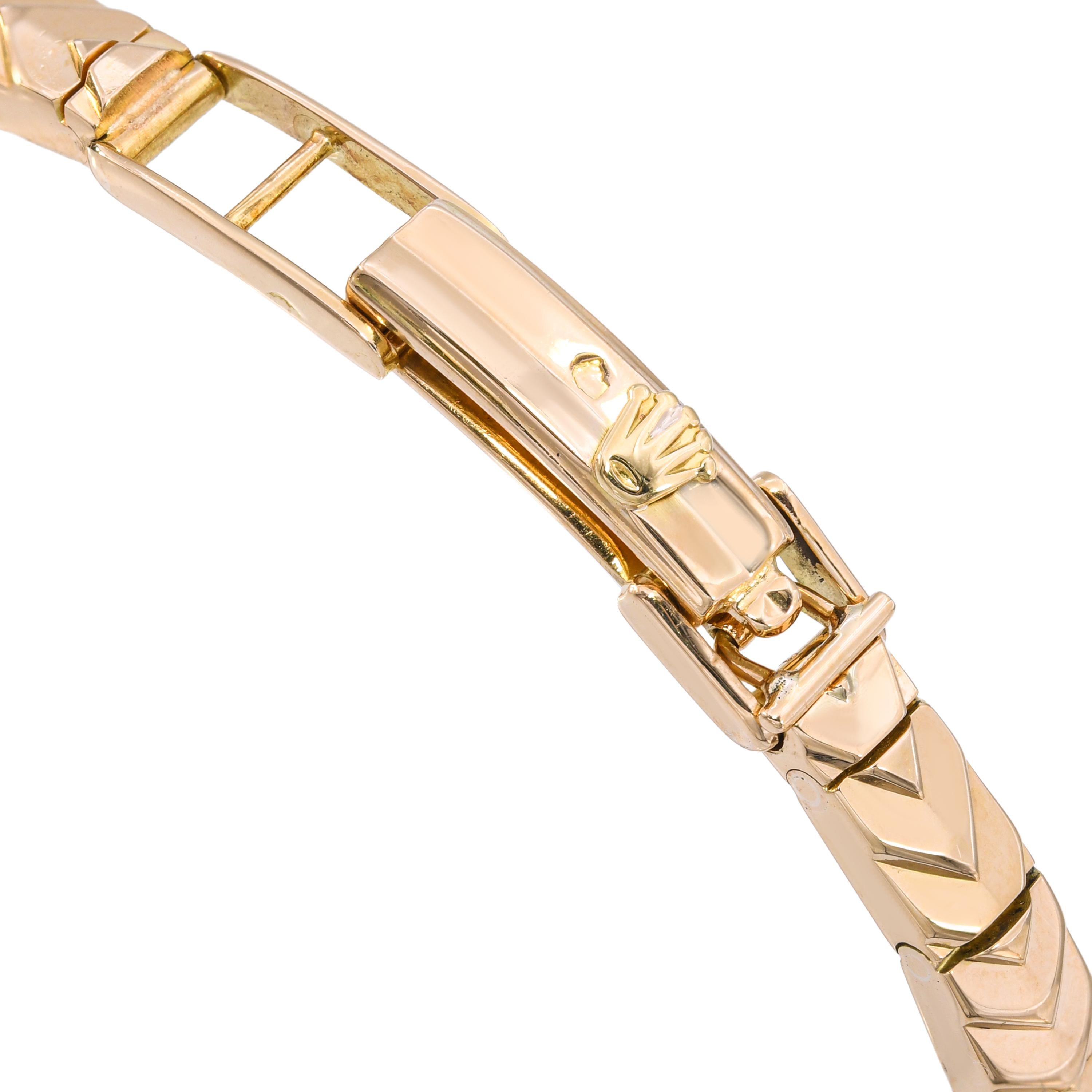 Vintage 18k Yellow Gold Rolex Precision Women's Cocktail Watch Ref. 9626