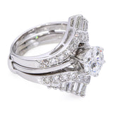 Vintage 14k White Gold 1.94tcw Diamond Ring With Jacket