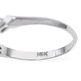 Vintage 18k White Gold 0.52tcw Diamond Engagement Ring