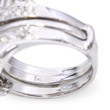 Vintage 14k White Gold 1.94tcw Diamond Ring With Jacket